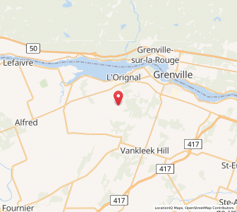 Map of Champlain, OntarioOntario