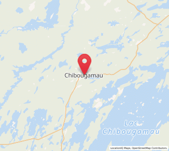 Map of Chibougamau, Quebec