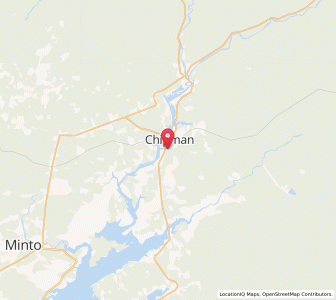 Map of Chipman, New BrunswickNew Brunswick