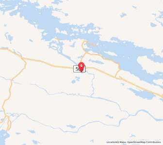 Map of Churchill Falls, Newfoundland & LabradorNewfoundland and Labrador