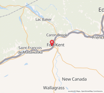Map of Clair, New BrunswickNew Brunswick