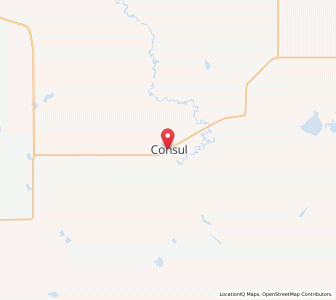 Map of Consul, SaskatchewanSaskatchewan