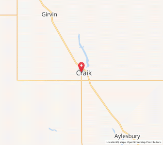 Map of Craik, SaskatchewanSaskatchewan