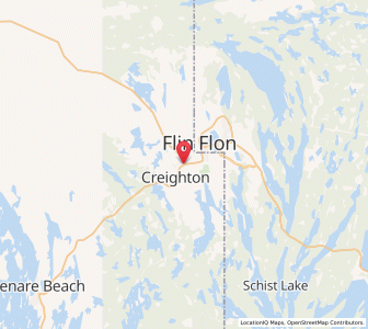 Map of Creighton, SaskatchewanSaskatchewan