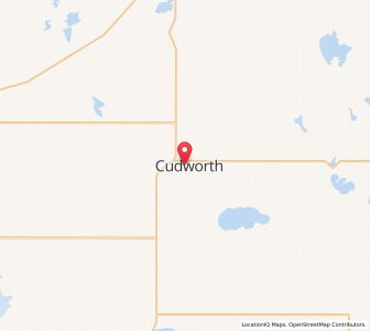 Map of Cudworth, SaskatchewanSaskatchewan
