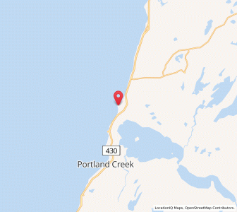 Map of Daniel's Harbour, Newfoundland & LabradorNewfoundland and Labrador