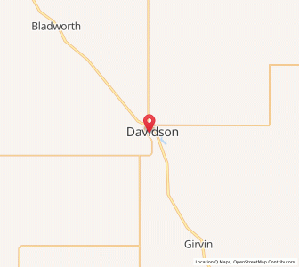 Map of Davidson, SaskatchewanSaskatchewan