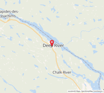 Map of Deep River, OntarioOntario