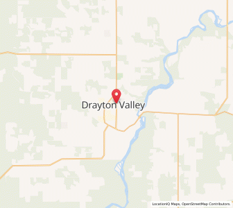 Map of Drayton Valley, AlbertaAlberta