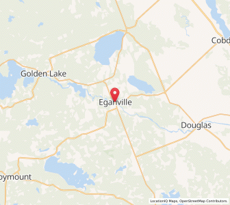 Map of Eganville, OntarioOntario