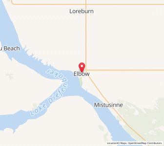 Map of Elbow, SaskatchewanSaskatchewan