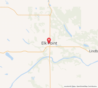 Map of Elk Point, AlbertaAlberta