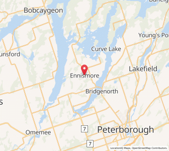 Map of Ennismore, OntarioOntario