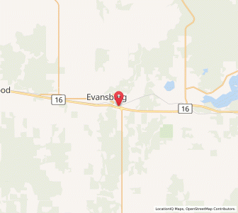 Map of Entwistle, AlbertaAlberta