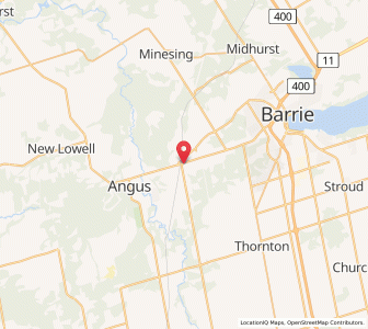 Map of Essa, Ontario