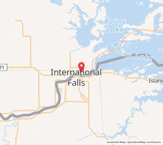 Map of Fort Frances, OntarioOntario
