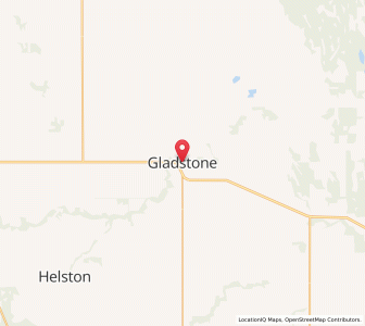 Map of Gladstone, ManitobaManitoba