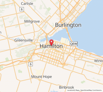 Map of Glanbrook, OntarioOntario