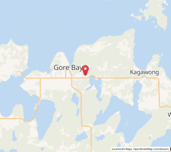 Map of Gordon, OntarioOntario