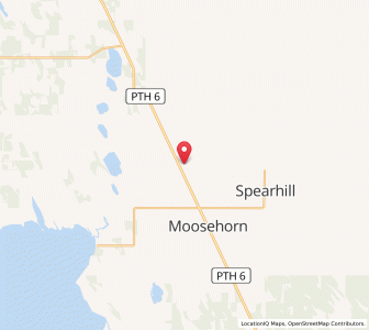 Map of Grahamdale, ManitobaManitoba