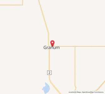 Map of Granum, AlbertaAlberta