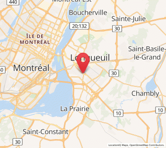 Map of Greenfield Park, Quebec