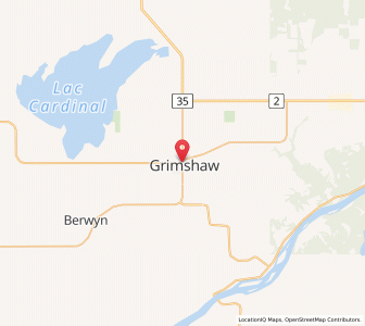 Map of Grimshaw, AlbertaAlberta