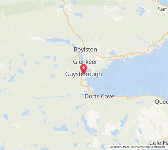 Map of Guysborough, Nova ScotiaNova Scotia