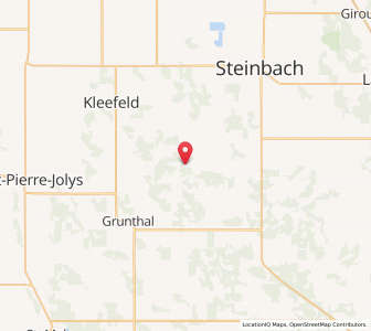 Map of Hanover, ManitobaManitoba