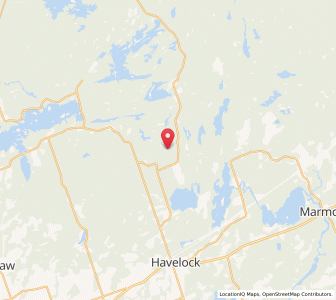 Map of Havelock, OntarioOntario