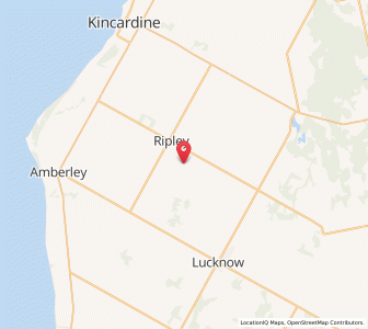 Map of Huron-Kinloss, OntarioOntario