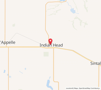 Map of Indian Head, SaskatchewanSaskatchewan