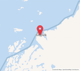 Map of Ivujivik, Quebec