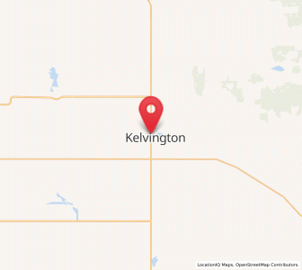 Map of Kelvington, Saskatchewan