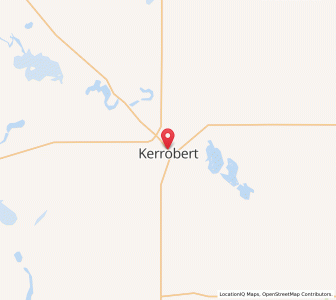 Map of Kerrobert, SaskatchewanSaskatchewan