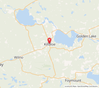 Map of Killaloe, OntarioOntario