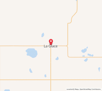 Map of La Glace, AlbertaAlberta