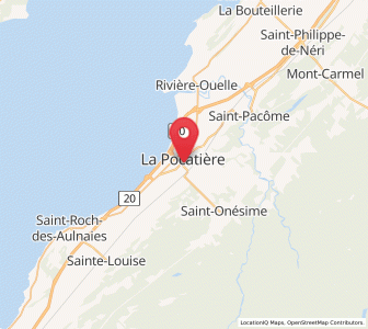 Map of La Pocatière, Quebec