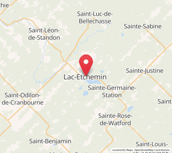 Map of Lac-Etchemin, Quebec