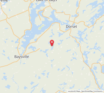 Map of Lake of Bays, OntarioOntario