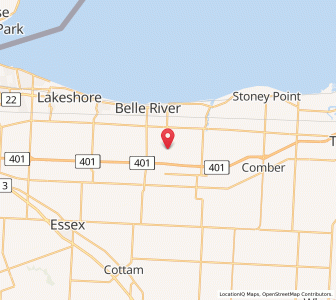 Map of Lakeshore, OntarioOntario