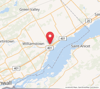 Map of Lancaster, Ontario