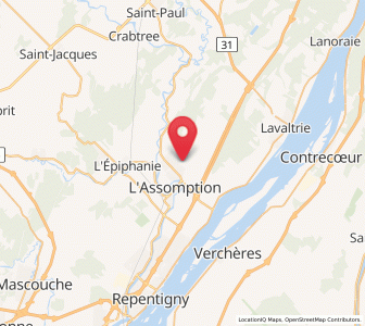 Map of L'Assomption, Quebec