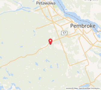 Map of Laurentian Valley, OntarioOntario