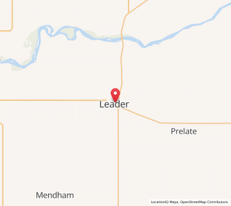 Map of Leader, SaskatchewanSaskatchewan