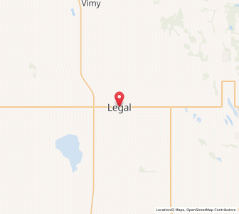 Map of Legal, AlbertaAlberta