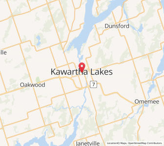 Map of Lindsay, OntarioOntario