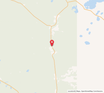 Map of Mafeking, ManitobaManitoba