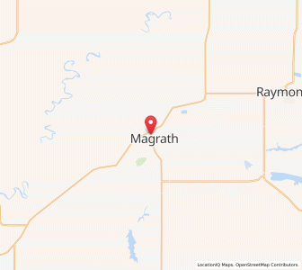 Map of Magrath, AlbertaAlberta
