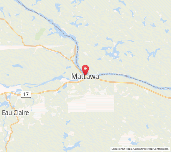 Map of Mattawa, OntarioOntario